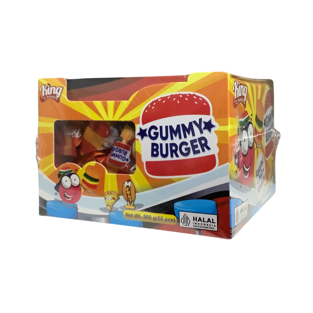 King Candy Gummy Burgers 500g