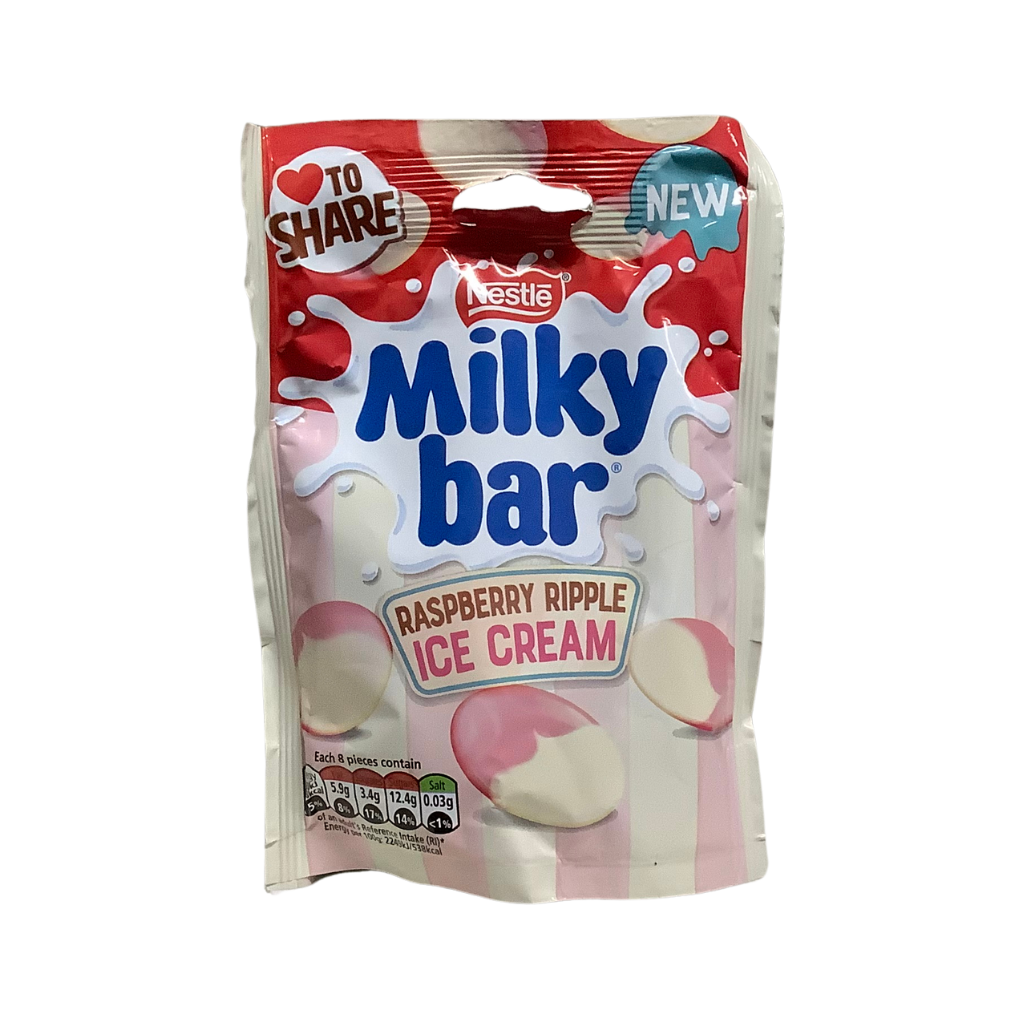 Nestle Milkybar Raspberry Ripple Ice Cream 86g