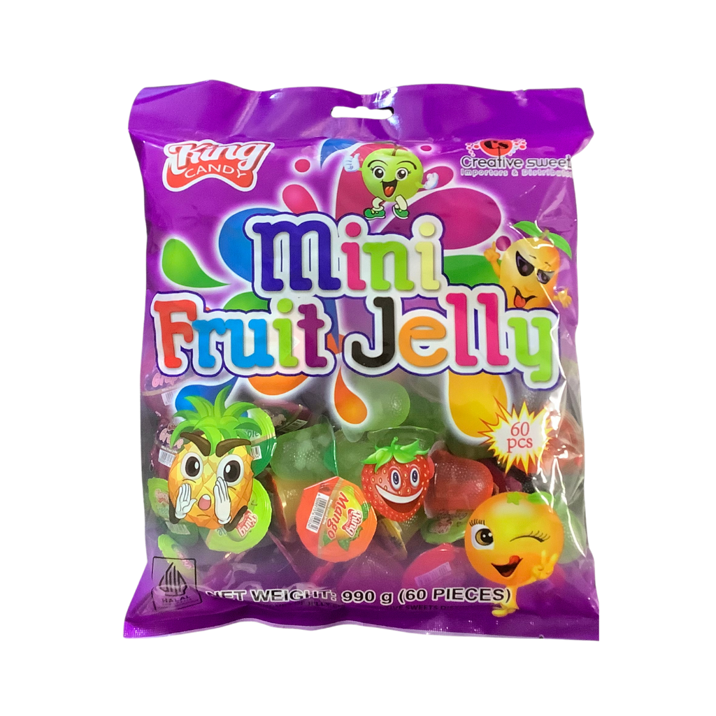 King Candy Mini Fruit Jelly 60pcs