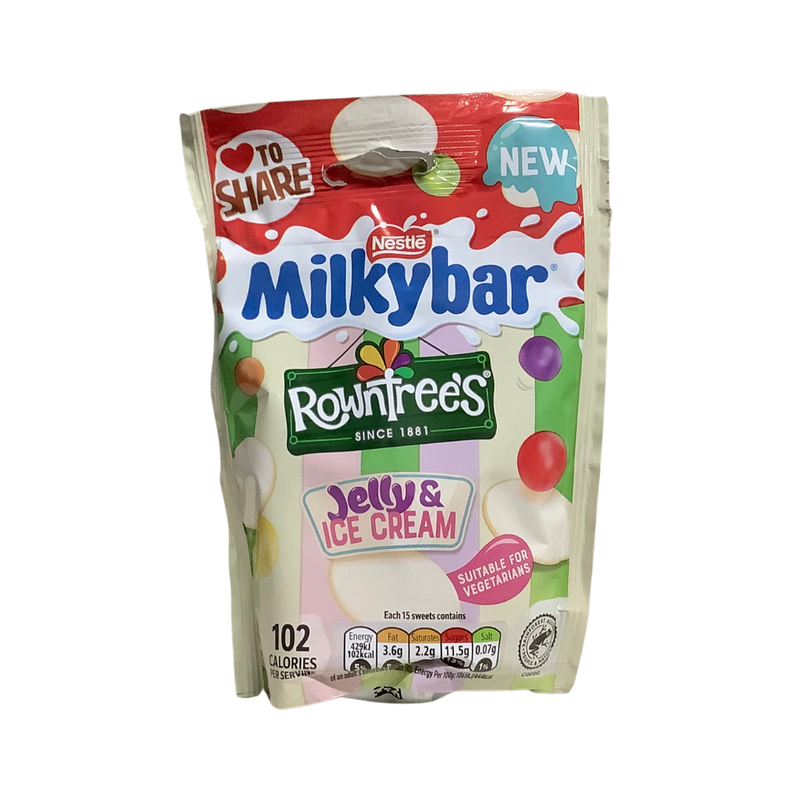 MilkyBar Rowntree&#39;s Jelly &amp; Ice Cream 95g