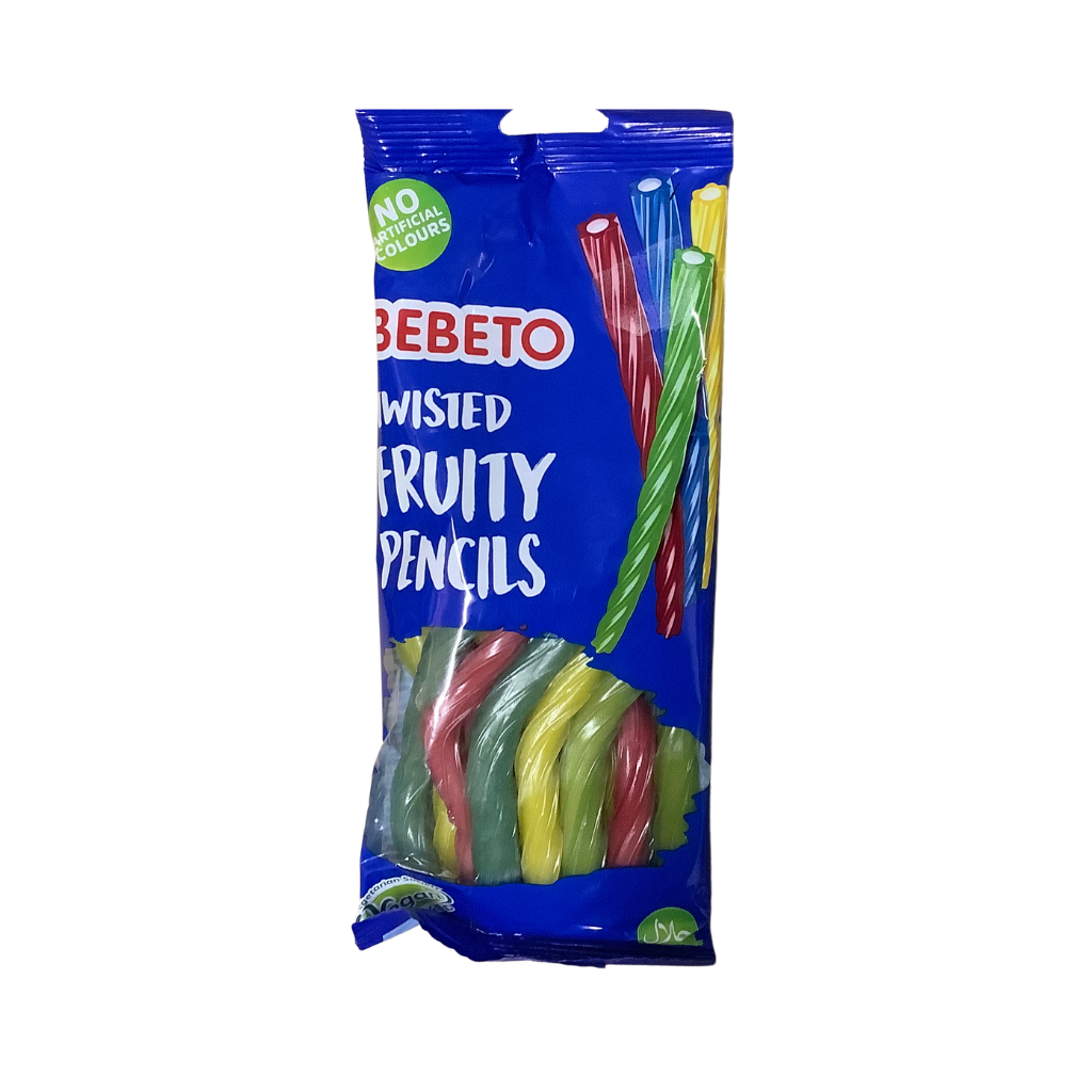 Bebeto Twisted Fruity Pencils  160g