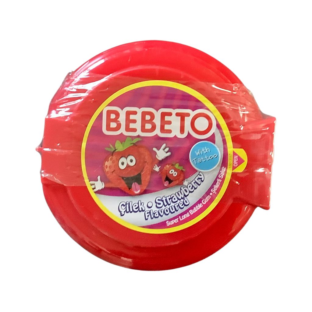 Bebeto 1.2m Bubblegum Roll Strawberry Flavour