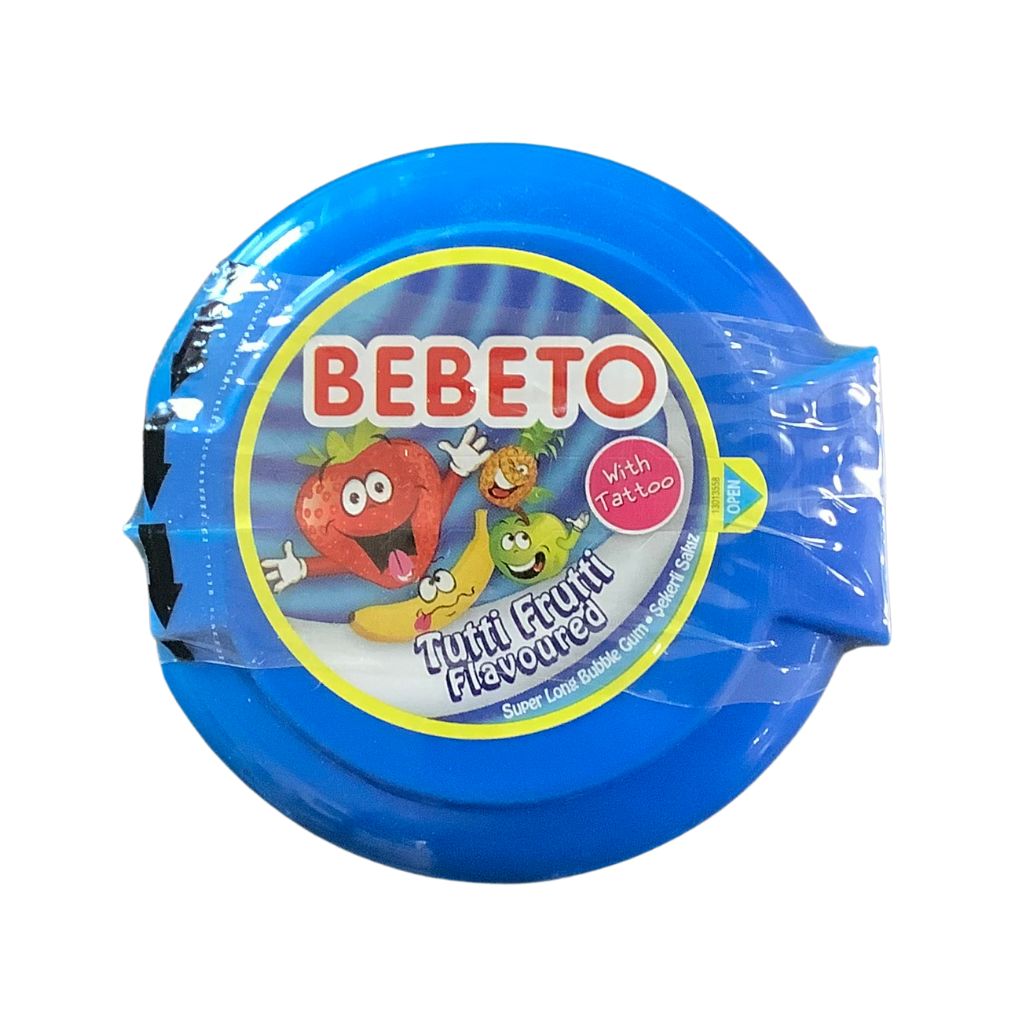Bebeto 1.2m Bubblegum Roll Tutti Frutti Flavour
