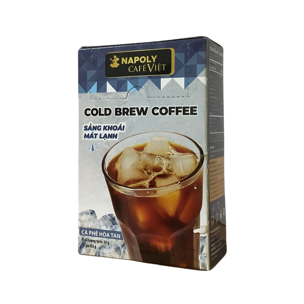 Napoly Cafe Viet Cold Brew Coffee 15 x 2g