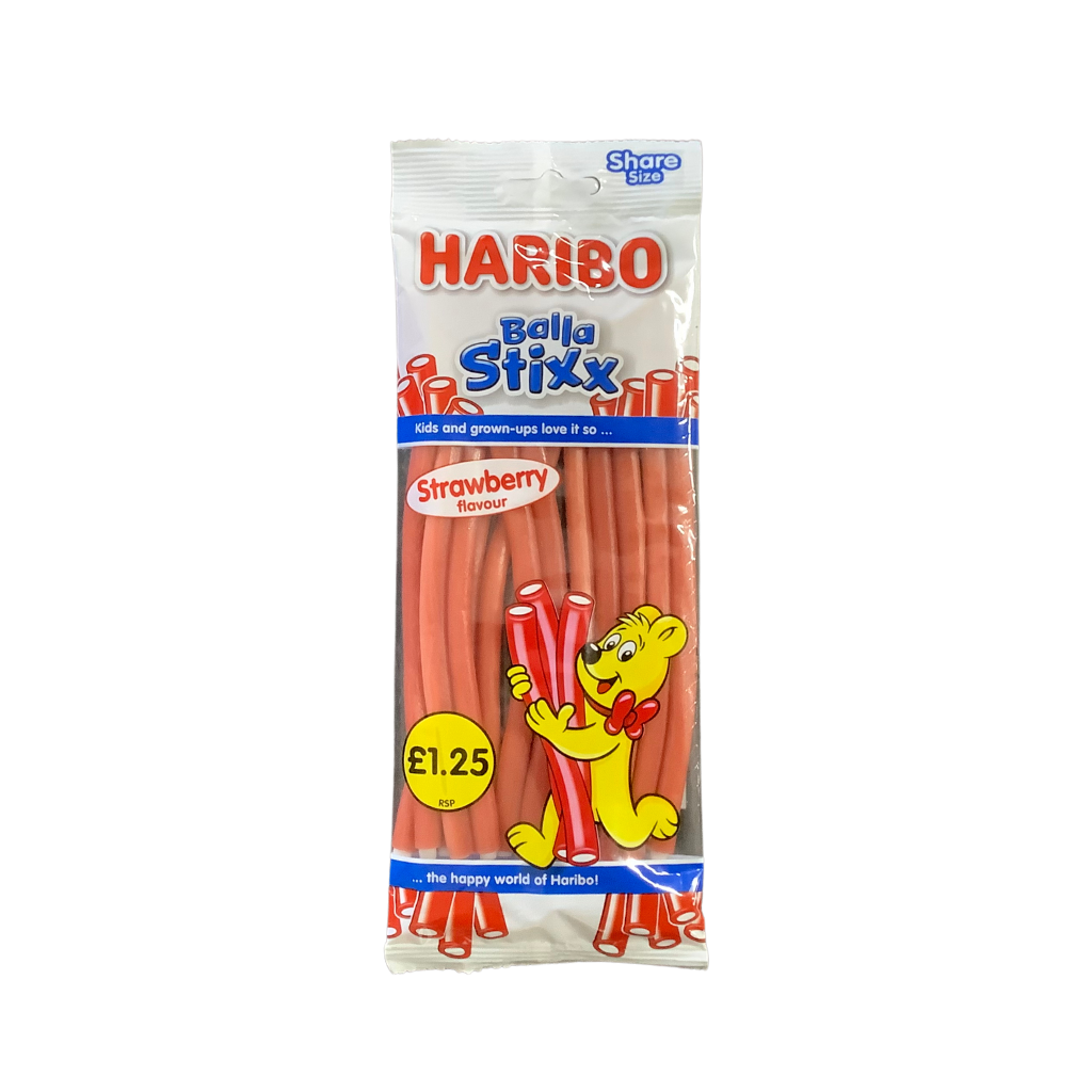 Haribo Balla Stixx Strawberry Flavour 140g