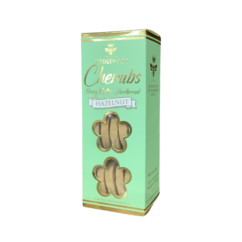 Wedgewood Cherubs Hazelnut Honey Butter Shortbread 150g