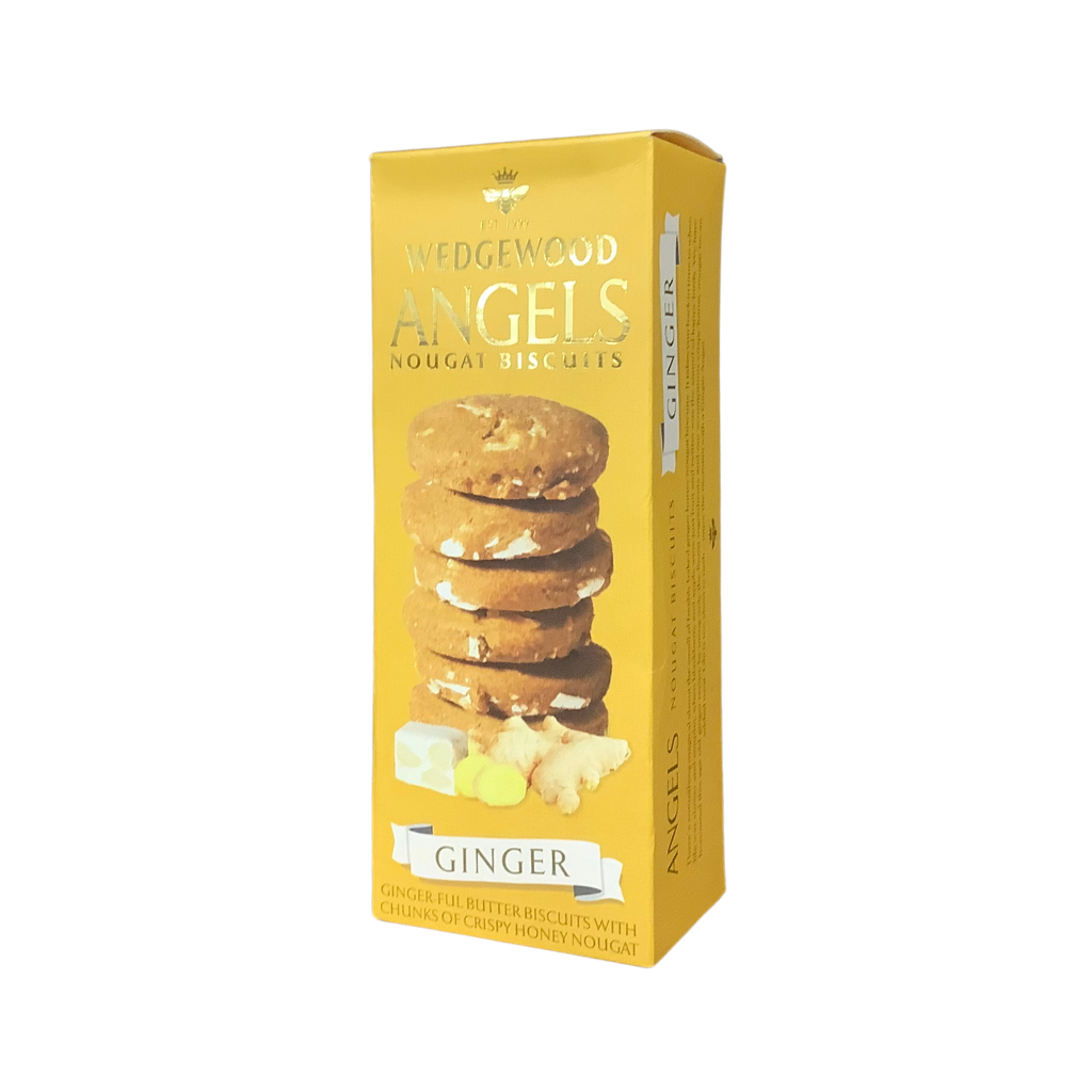 Wedgewood Angels Nougat Biscuits Ginger 150g