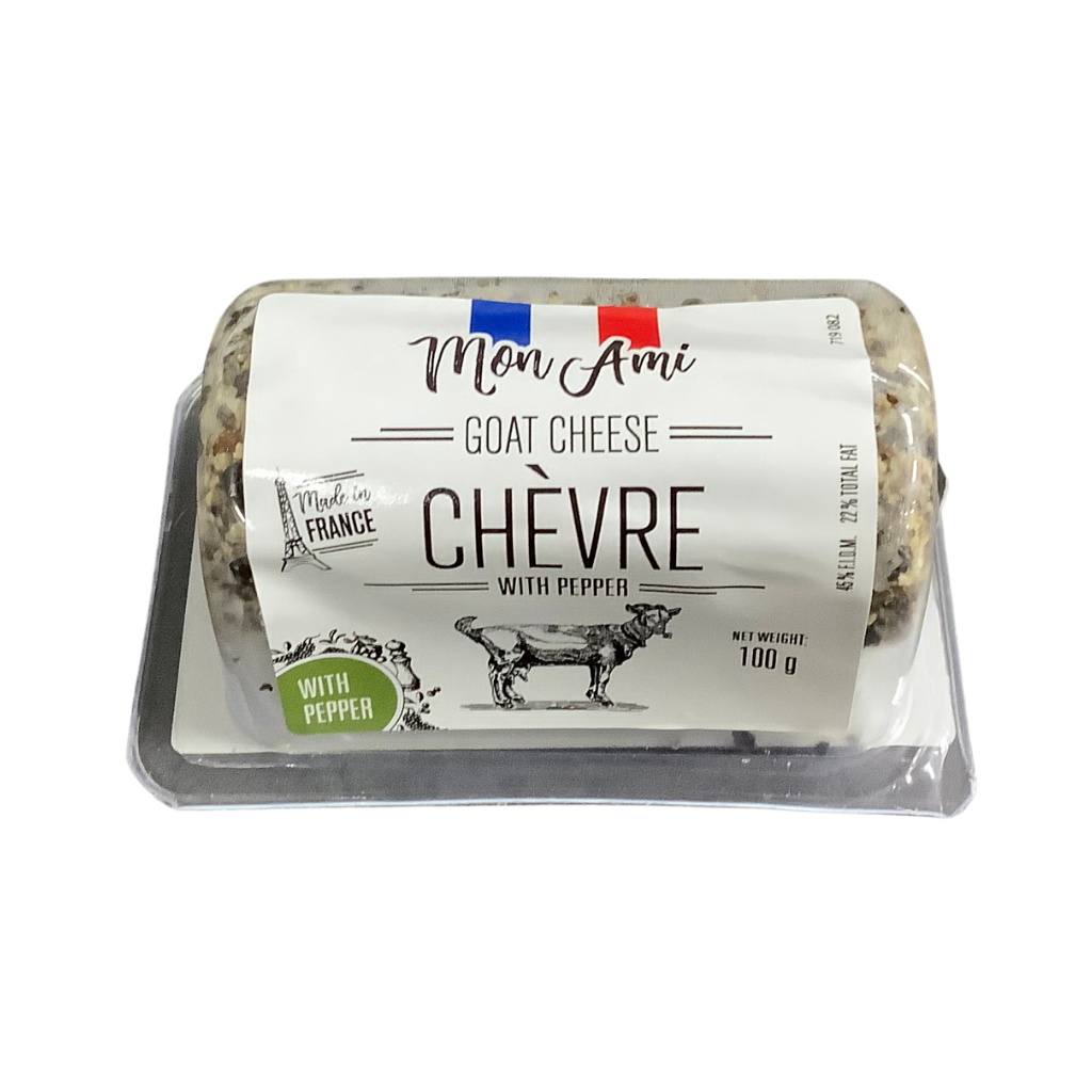 Mon Ami Goat Cheese Chèvre With Pepper 100g