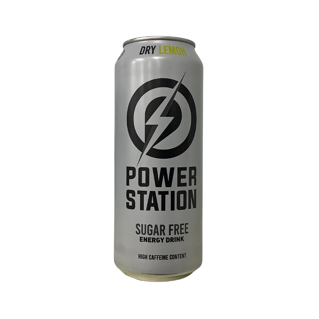 Power Station Dry Lemon Sugar Free Energy Drink 500ml