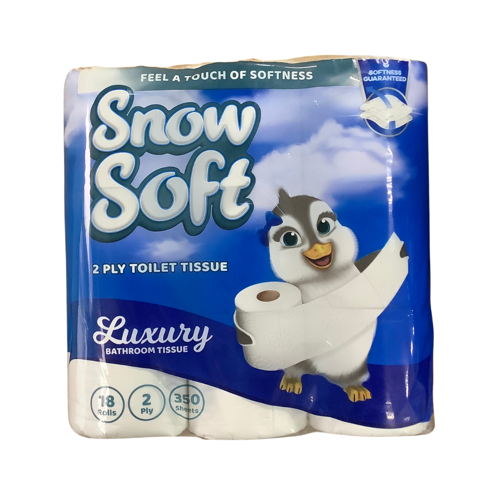 Snow Soft 2 Ply Toilet Tissue 18&#39;s