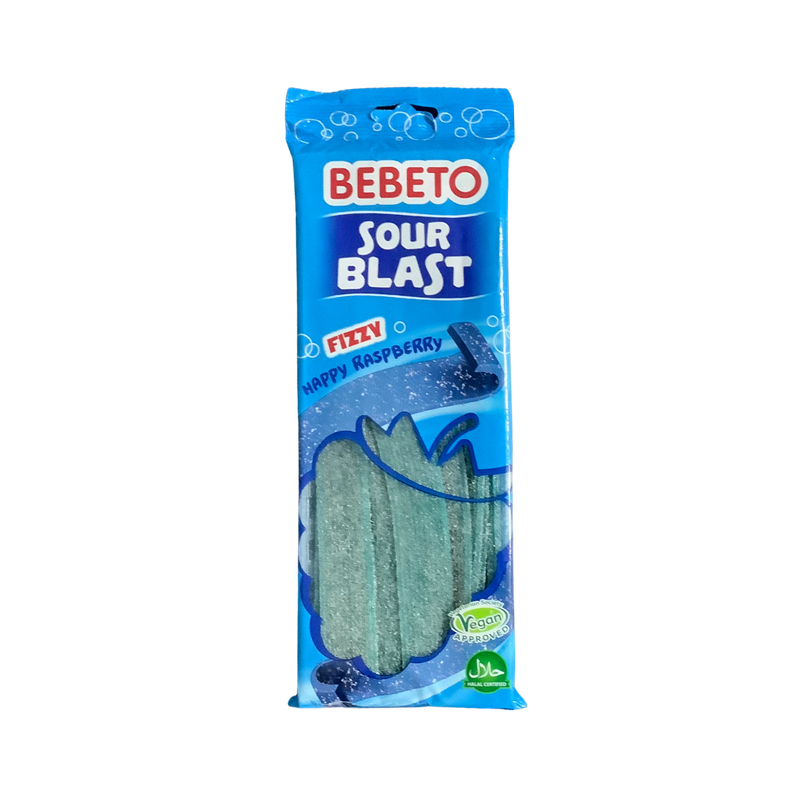 Bebeto Sour Blast Fizzy Happy Raspberry 180g
