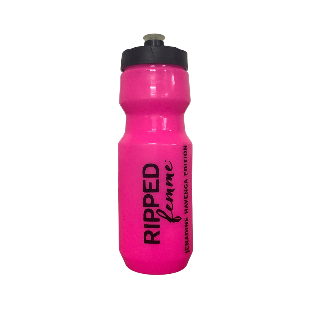 Ripped Jenadine  Havenga Edition Water Bottle Pink