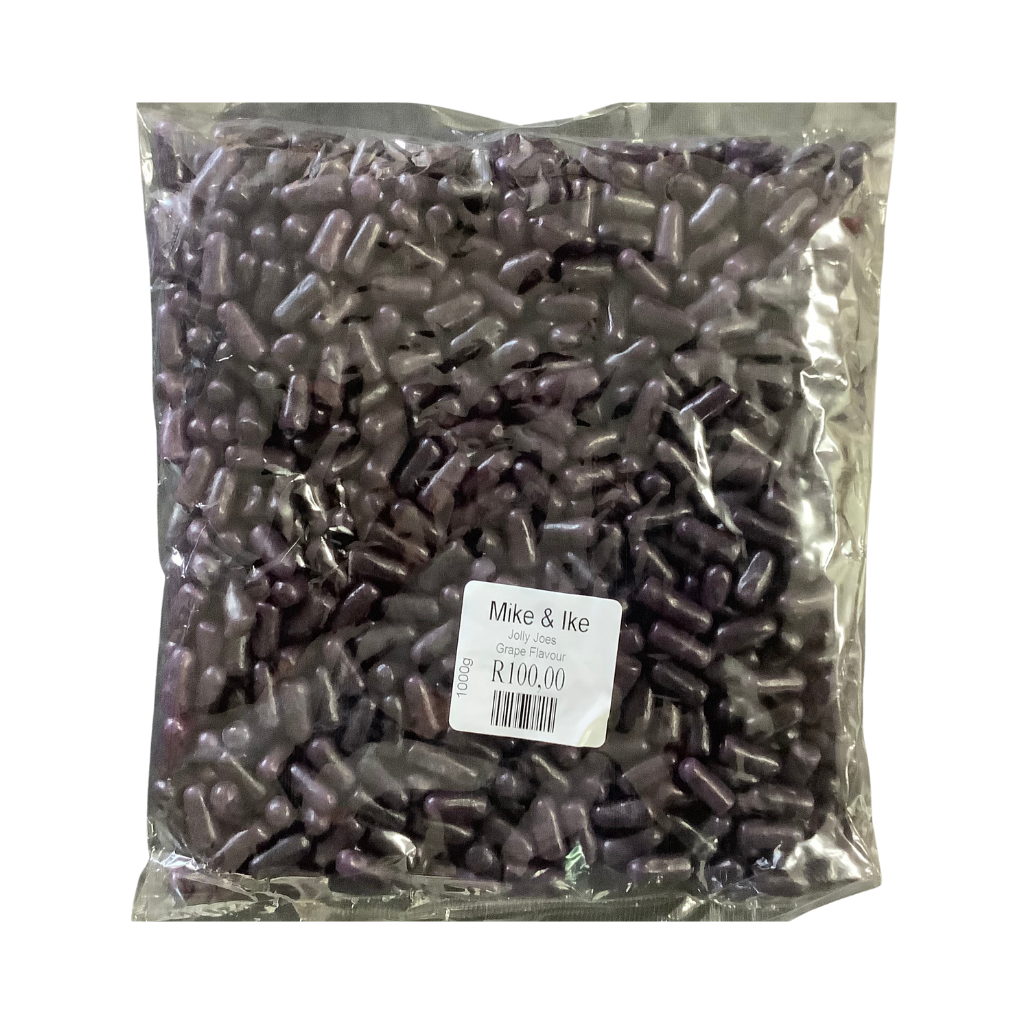 Mike &amp; Ikes Jolly Joes Grape Flavoured Chewy Candy 1kg