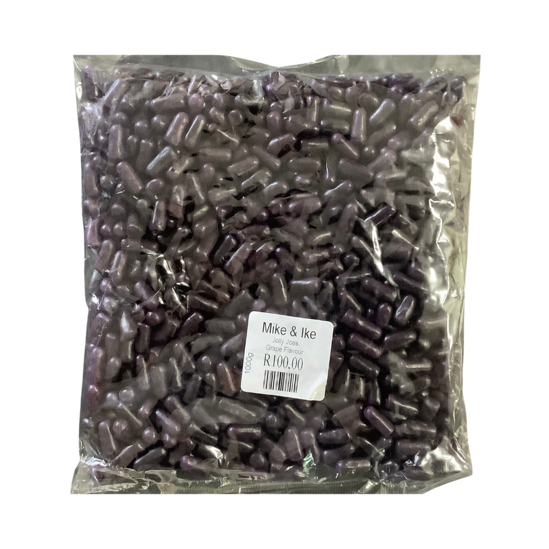 Mike &amp; Ikes Jolly Joes Grape Flavoured Chewy Candy 1kg