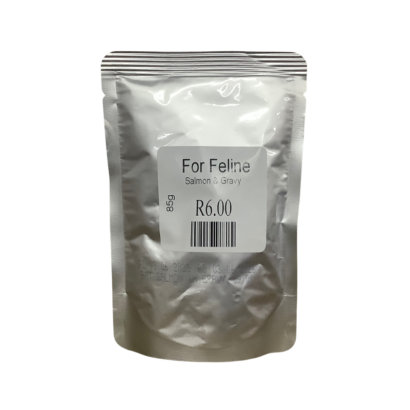 Feline Salmon &amp; Gravy Cat Food Pouch 85g