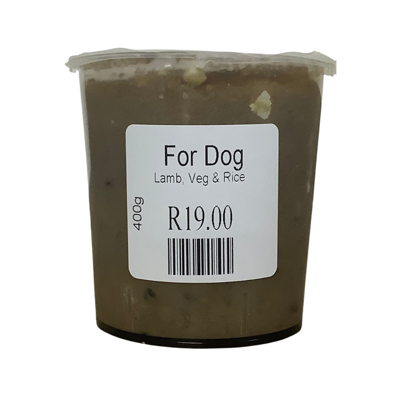 For Dog Lamb, Veg &amp; Rice 400g