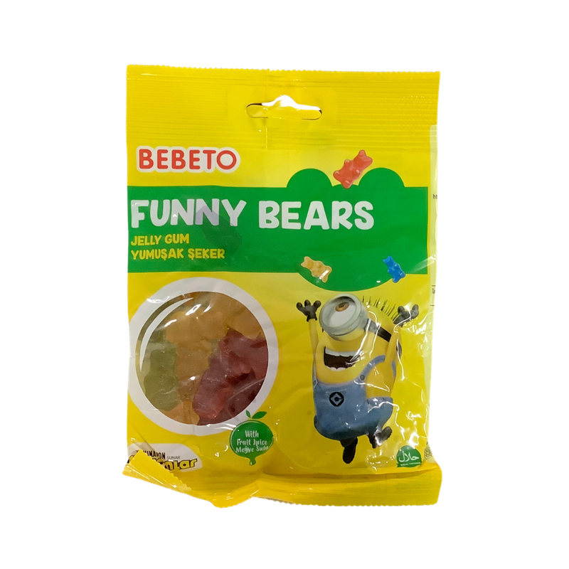Bebeto Minyonlar Funny Bears Jelly Gum 80g