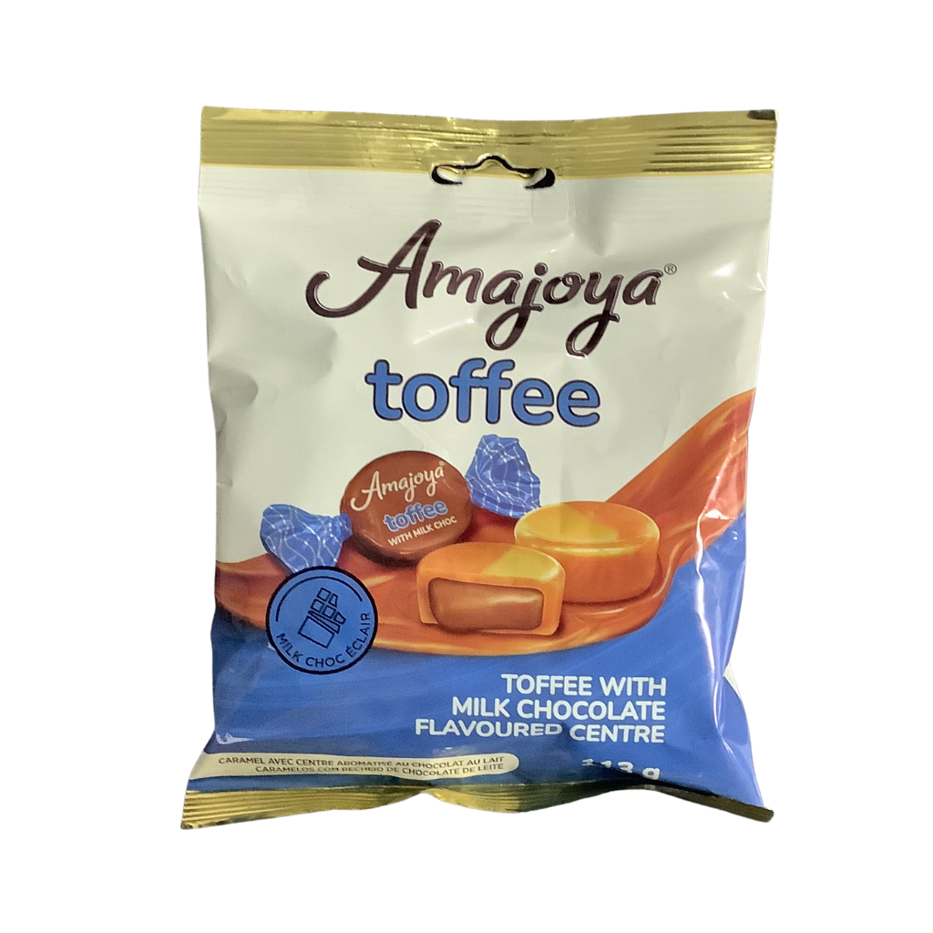 Amajoya Toffee With Milk Chocolate Flavoured Centre 113g