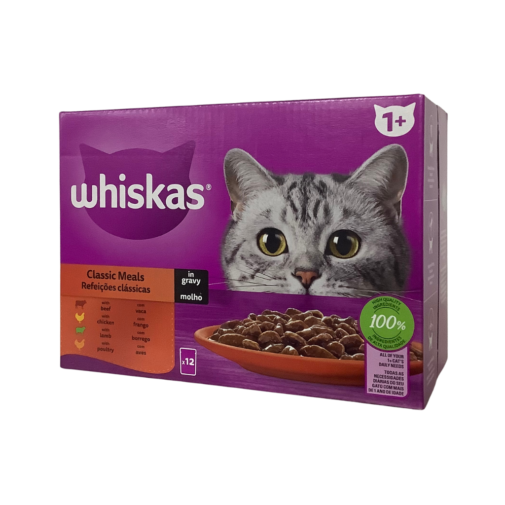 Whiskas Classic Meals in Gravy  12 x 85g