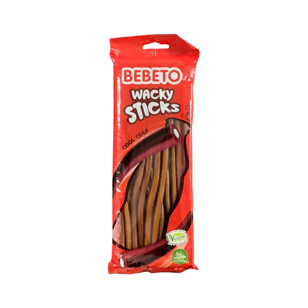 Bebeto Wacky Sticks Cool Cola 180g