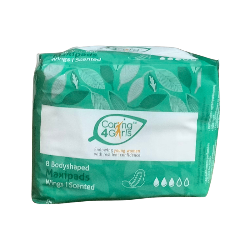 Maxipads Wings Scented 8 Body Shaped