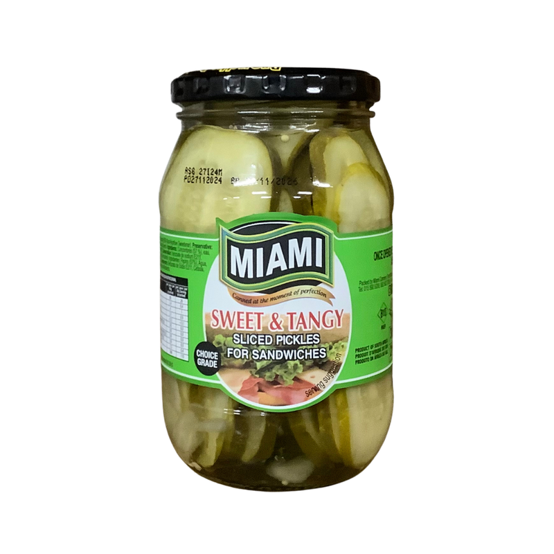 Miami Sliced Pickles for Sandwiches  380g