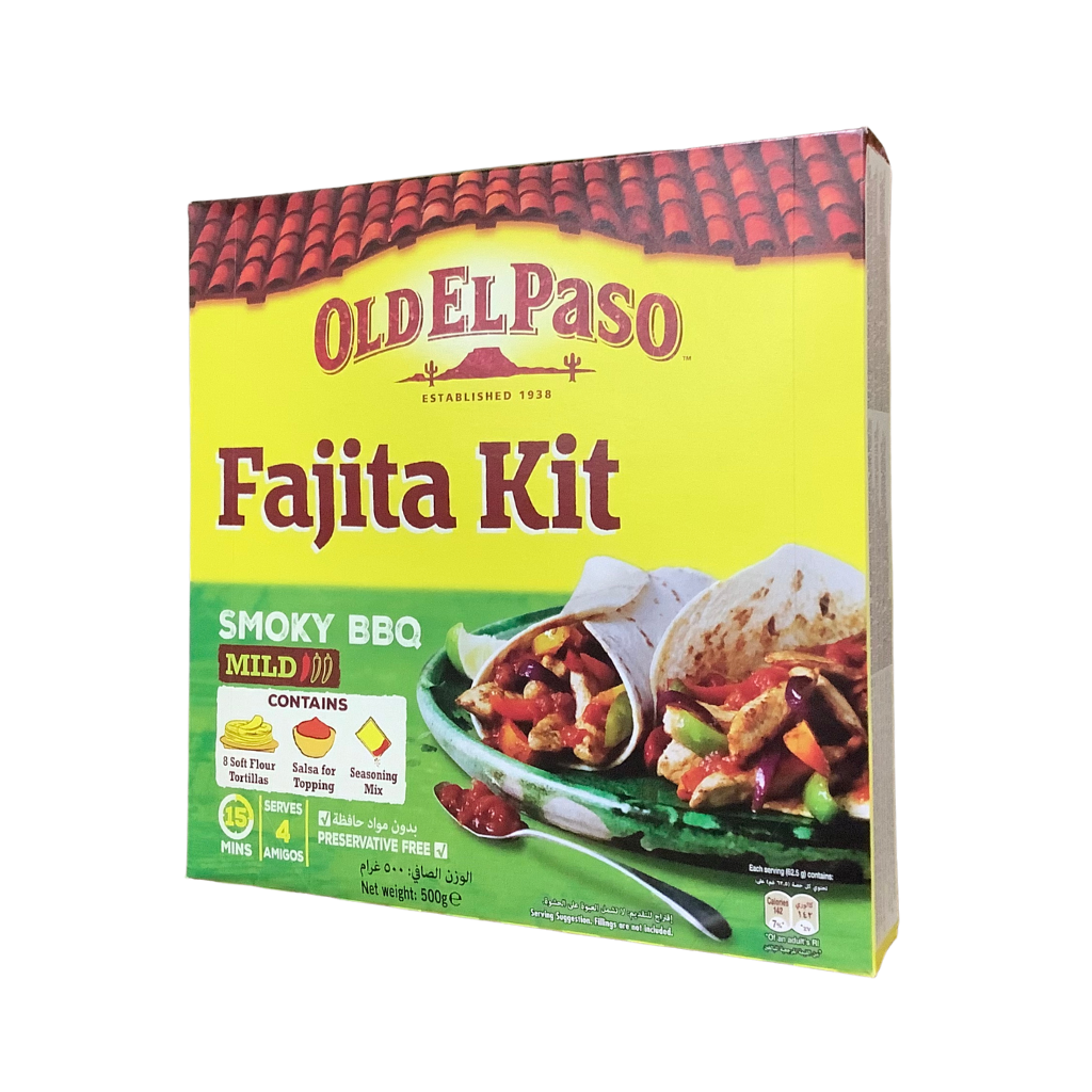 Old El Paso Fajita Kit Smoky BBQ 500g