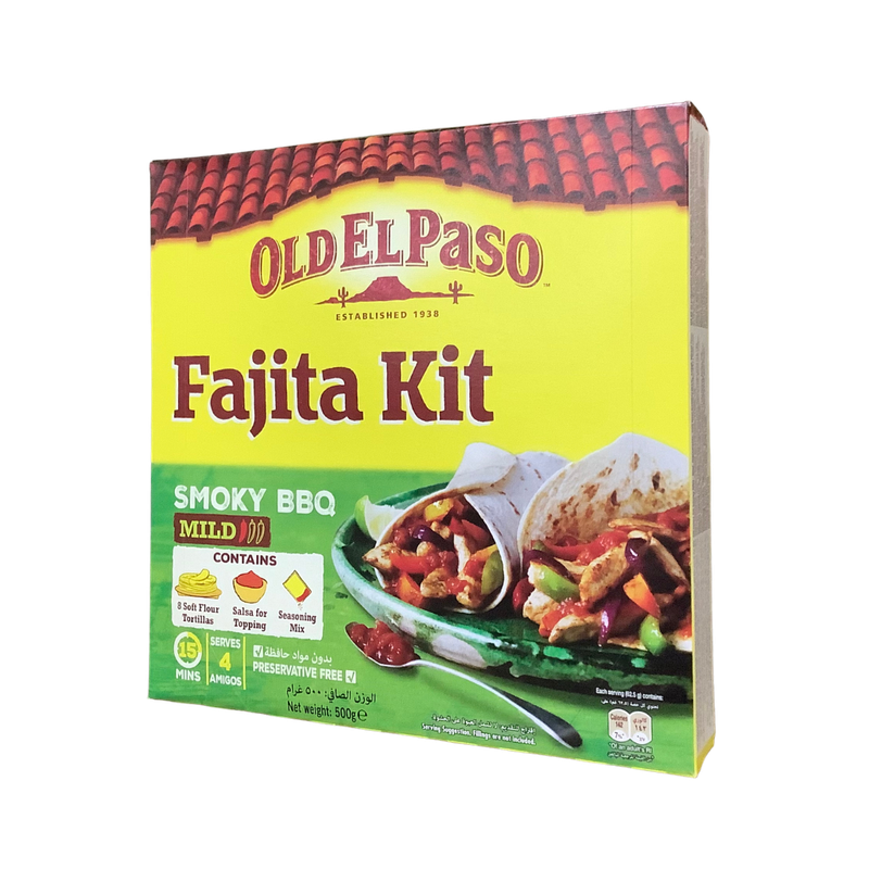 Old El Paso Fajita Kit Smoky BBQ 500g