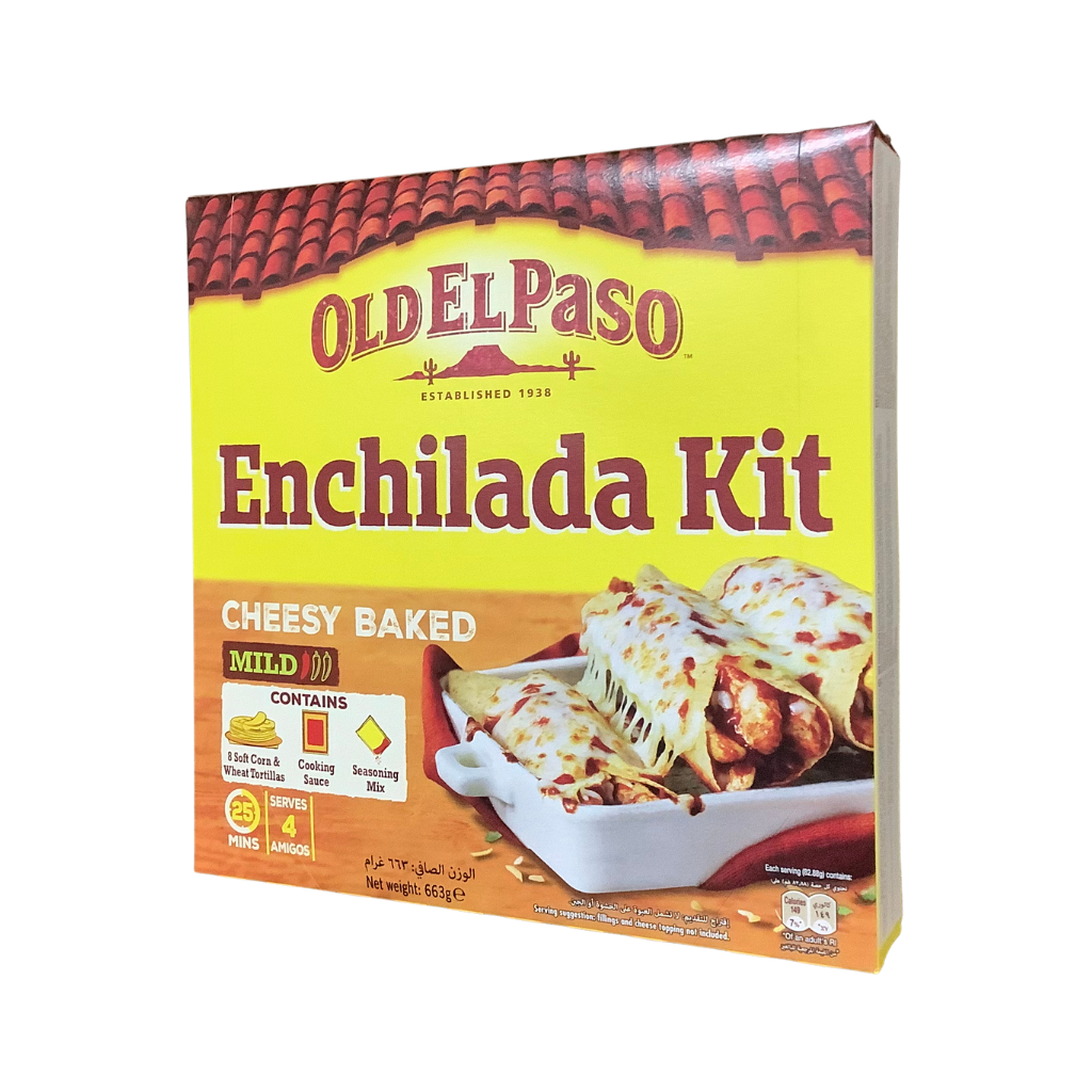 Old El Paso Enchilada Kit Cheesy Baked 663g