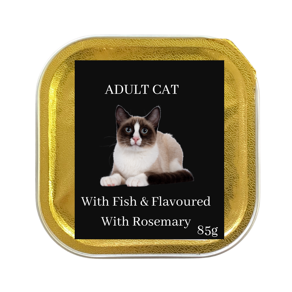 Cat Food With Fish &amp; Rosemary Alu Tub 85g