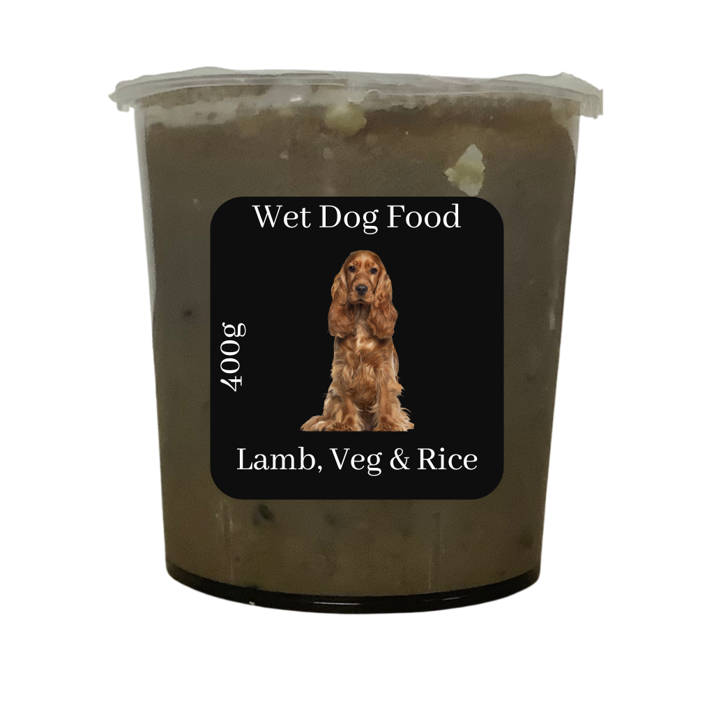 Wet Dog Food, Lamb, Veg &amp; Rice in Gravy 400g