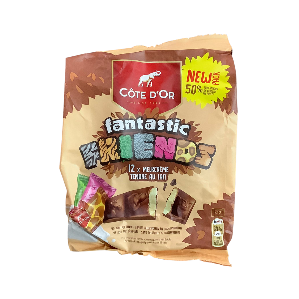 Cote D&#39;Or Milk Chocolate Fantastic Friends  Pouch 201.6g