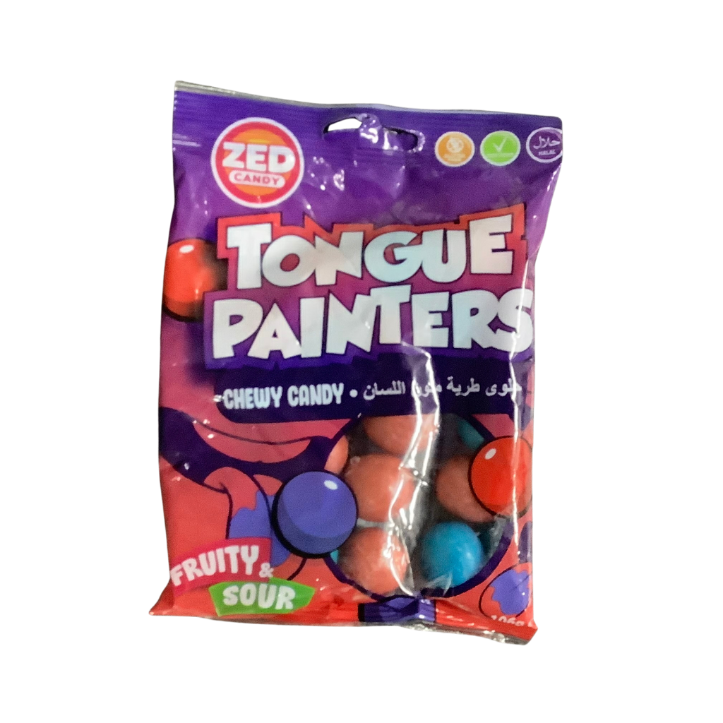 Tongue Painters Chewy Candy Fruity &amp; Sour 106g