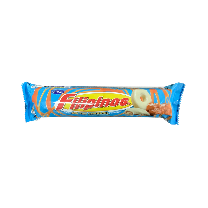 Filipinos Biscuits With Salted Caramel &amp; With Real White Chocolate 128g