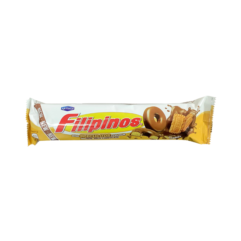 Filipinos Biscuits With Speculoos &amp; Real Milk Chocolate 128g