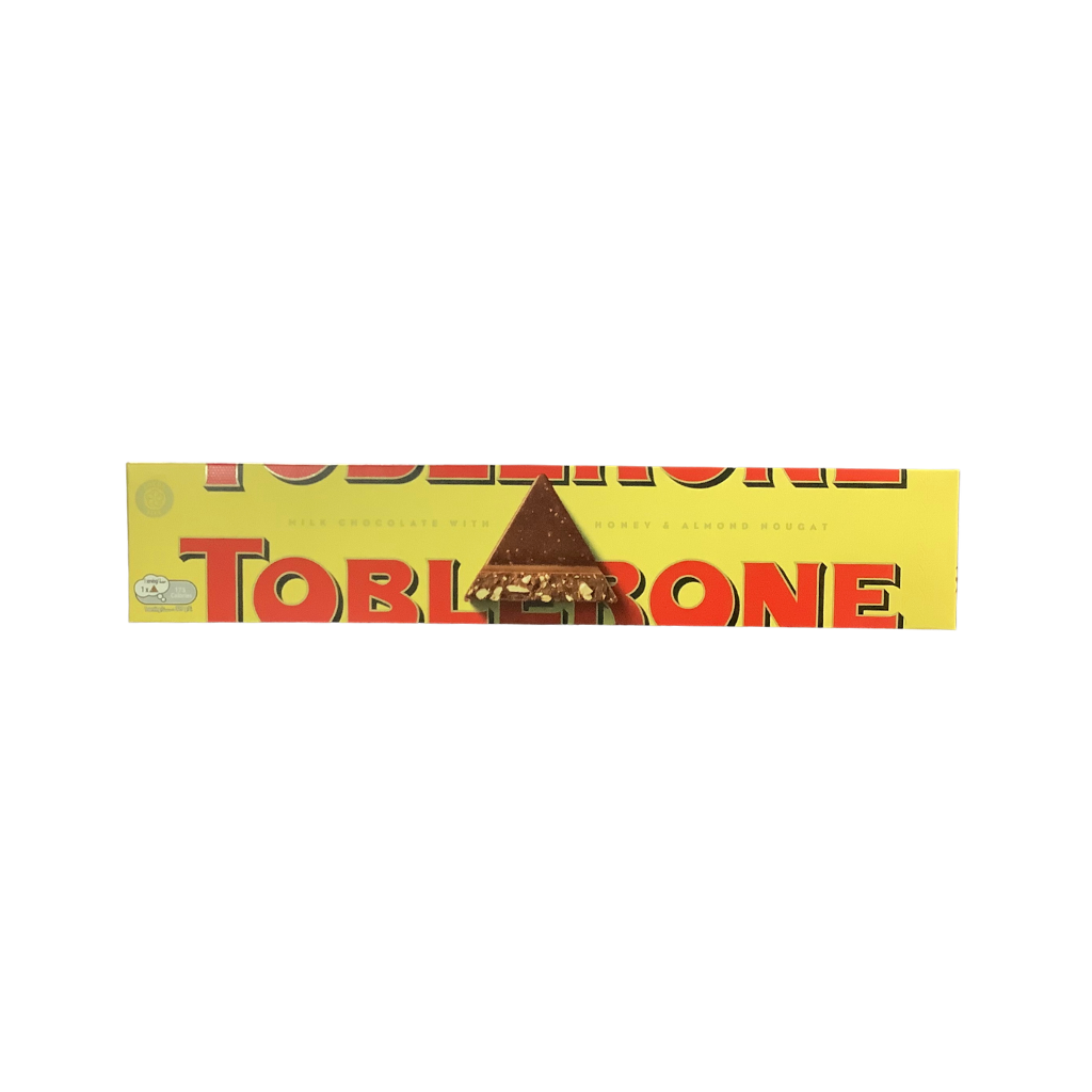 Toblerone Milk Chocolate with Honey &amp; Almond Nougat 360g