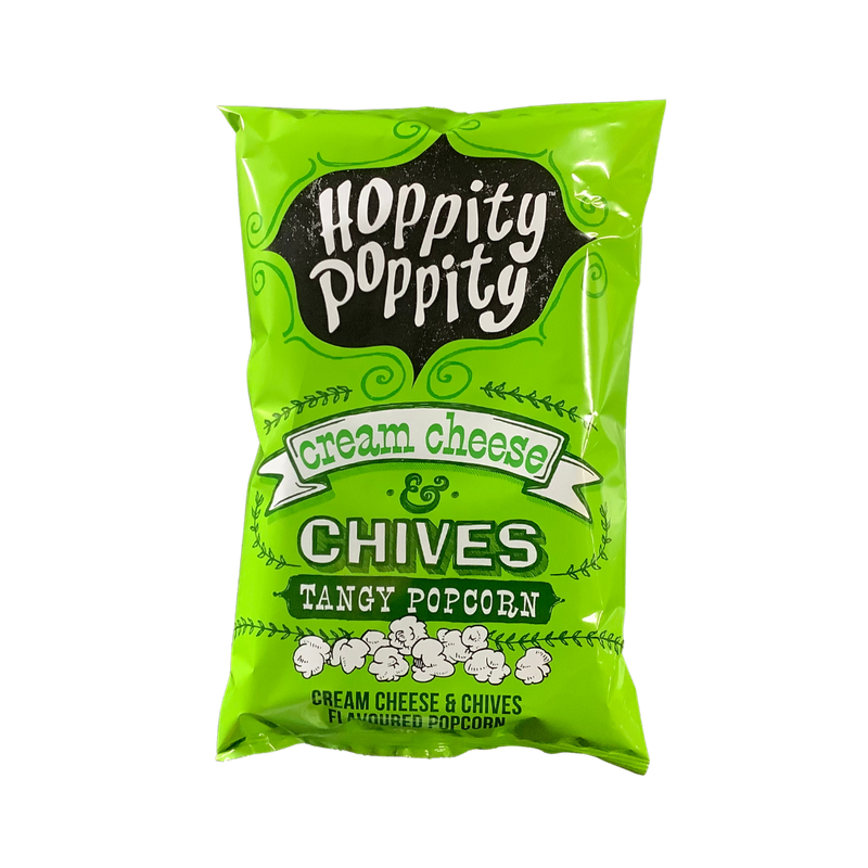 Hoppity Poppity Cream Cheese &amp; Chives Tangy Popcorn 90g