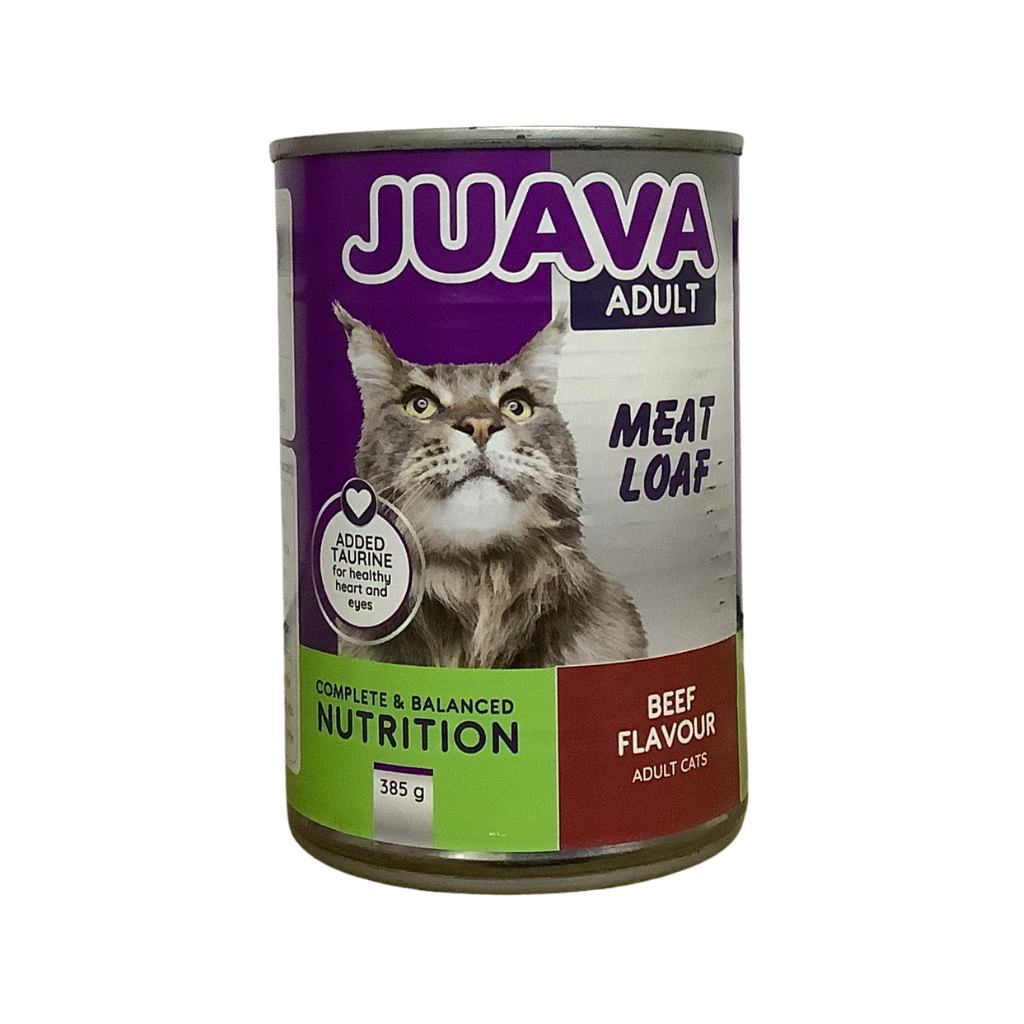 Juava Adult Cat Meat Loaf Beef Flavour 385g