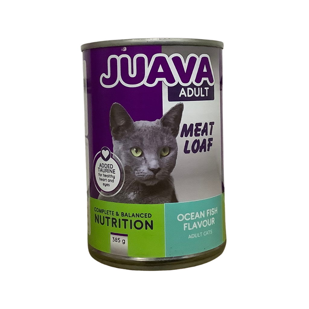 Juava Adult Cat Meat Loaf Ocean Fish Flavour 385g