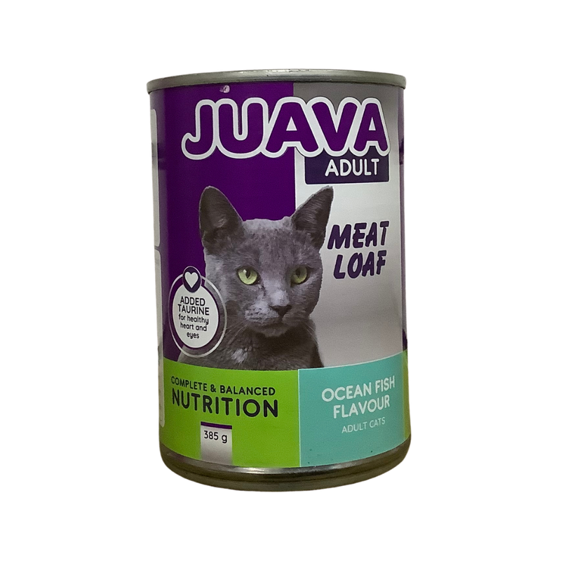 Juava Adult Cat Meat Loaf Ocean Fish Flavour 385g