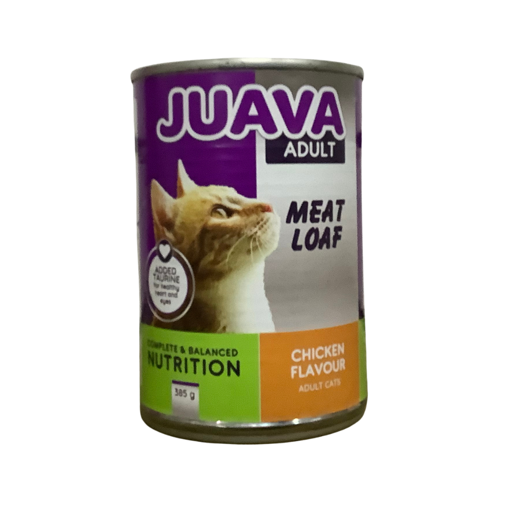 Juava Adult Cat Meat Loaf Chicken Flavour 385g