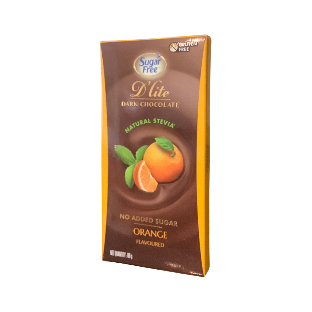 D&#39;Lite Dark Chocolate Orange Flavoured 80g