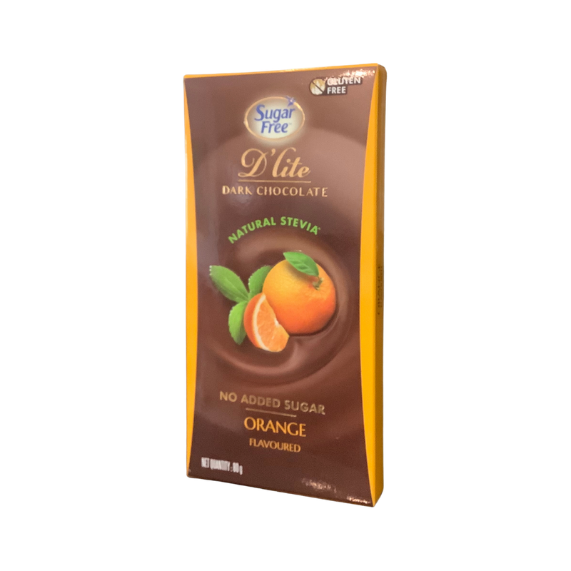 D&#39;Lite Dark Chocolate Orange Flavoured 80g