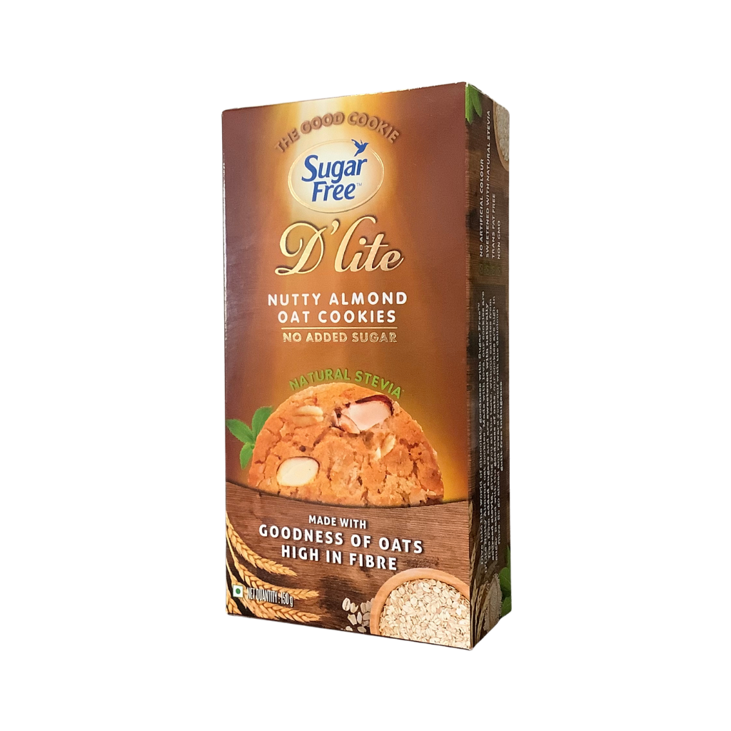 D&#39;Lite Nutty Almond Oat Cookies 150g
