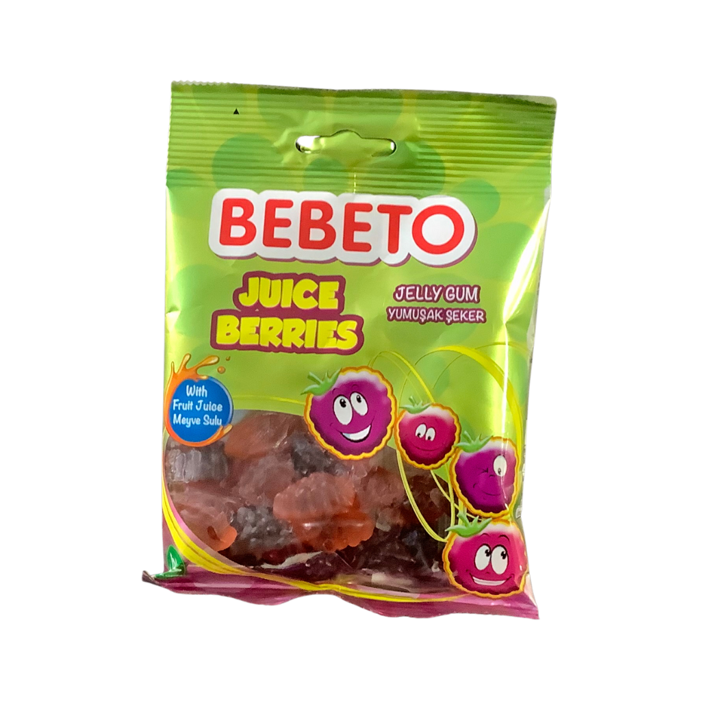 Bebeto Juice Berries Jelly Gummies 50g