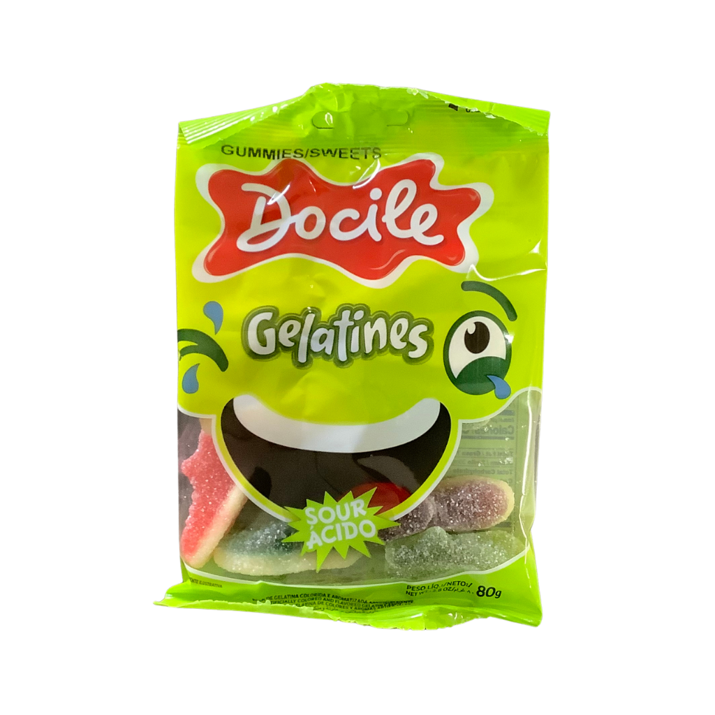 Docile Gelatines Sour Sneakers 80g