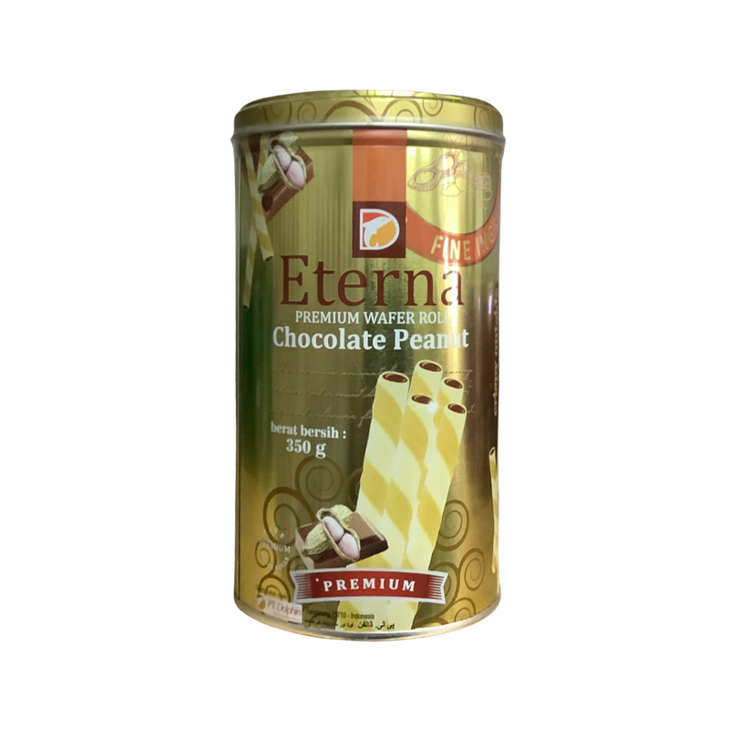 Eterna Premium Wafer Roll Chocolate Peanut 350g