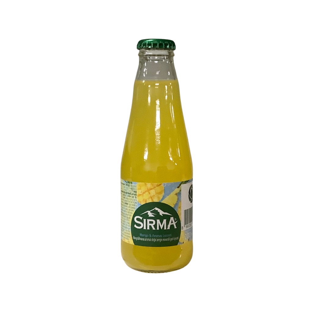 Sirma Mango &amp; Pineapple Flavoured Sparkling Mineral Water 200ml