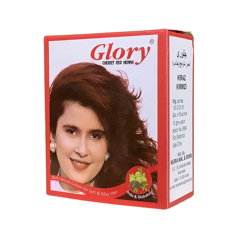 Glory Cherry Red Henna 6 x 10g