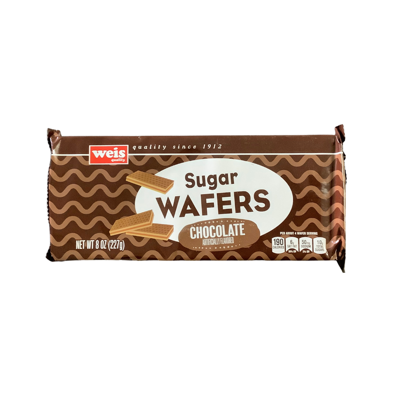 Weis Chocolate Sugar Wafers 227g